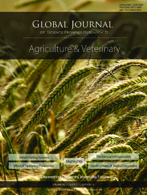 GJSFR-D Agriculture and Veterinary: Volume 16 Issue D1