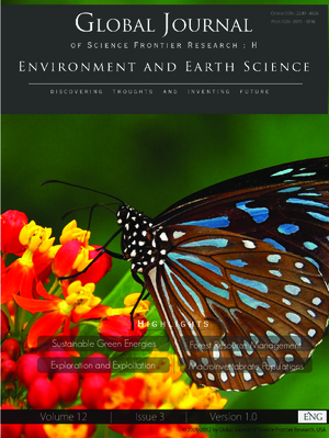 GJSFR-H Environment: Volume 12 Issue H3