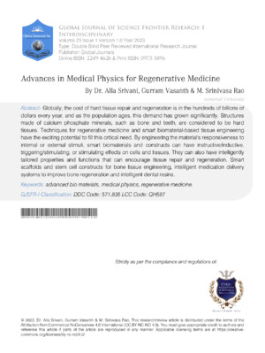 Advances in Medical Physics for Regenerative Medicine