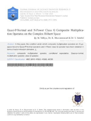 Quasi-P-Normal and n-Power class Q Composite Multiplication Operators on the Complex Hilbert Space