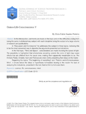 Osmos-Life-Consciousness  V