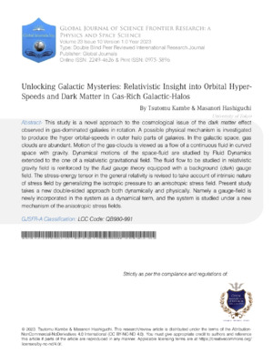 Unlocking Galactic Mysteries: Relativistic Insight into Orbital Hyper-Speeds and Dark Matter in Gas-Rich Galactic-Halos