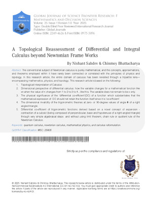 A Topological Reassessment of Differential and Integral Calculus beyond Newtonian Frame Works