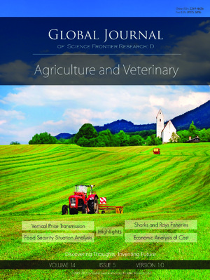 GJSFR-D Agriculture & Veterinary: Volume 14 Issue D5