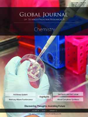 GJSFR-B Chemistry: Volume 16 Issue B2