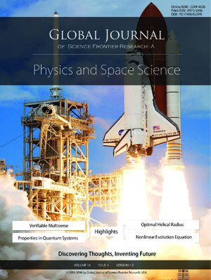 GJSFR-A Physics & Space Science: Volume 16 Issue A4