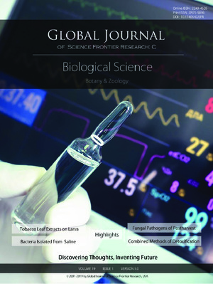 GJSFR-C Biological Science: Volume 19 Issue C1