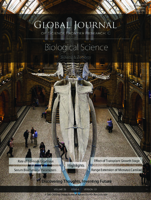 GJSFR-C Biological Science: Volume 20 Issue C6