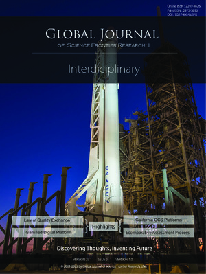 GJSFR-I Interdisciplinary: Volume 23 Issue I2