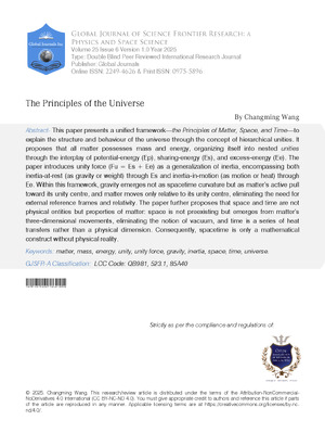 The Principles of the Universe